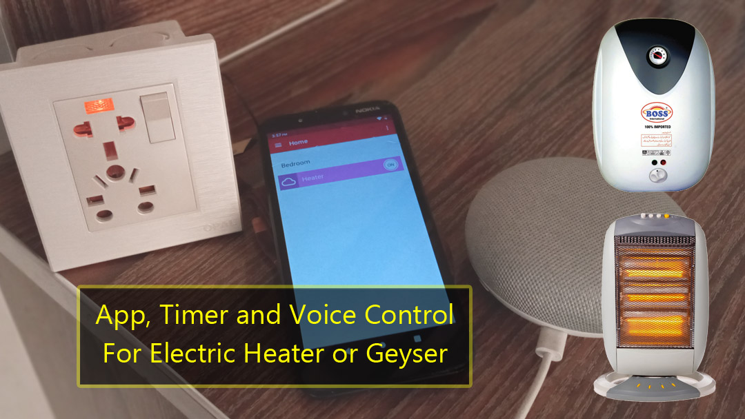 Timer device for electric heater and geyser Home Automation Pakistan