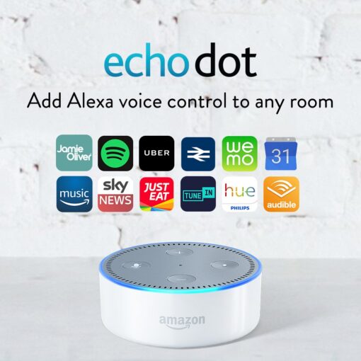 Amazon Echo Dot 2nd Gen - Smart Speaker with Alexa - Image 2