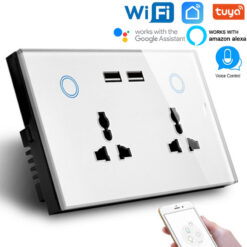 Smart Life Dual Universal Sockets with 2 USB