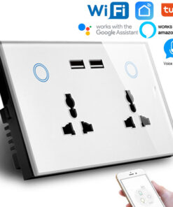 Smart Life Dual Universal Sockets with 2 USB