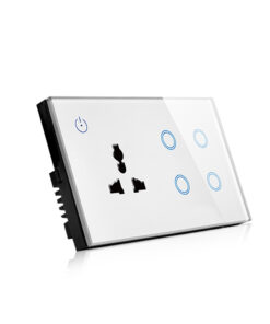 Smart Life 4 Gang Wall Switch & Universal Socket