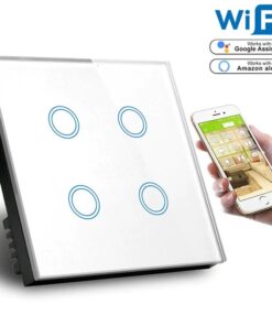 Smart Life 4 Gang WiFi Wall Switch