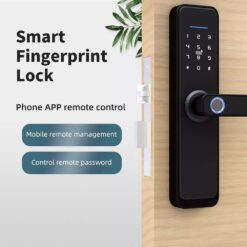 Smart Wifi Door Lock with Fingerprint, Cards, Password