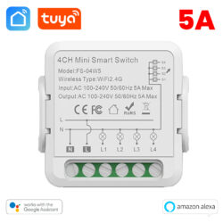 Smart Life WiFi 4 Gang Mini Switch