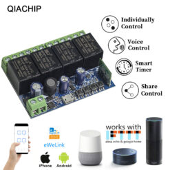 4 Ch QiaChip WiFi Smart Switch KR0548