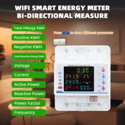 Tuya 3 Phase Bidirectional WiFi Smart Breaker Energy Meter features